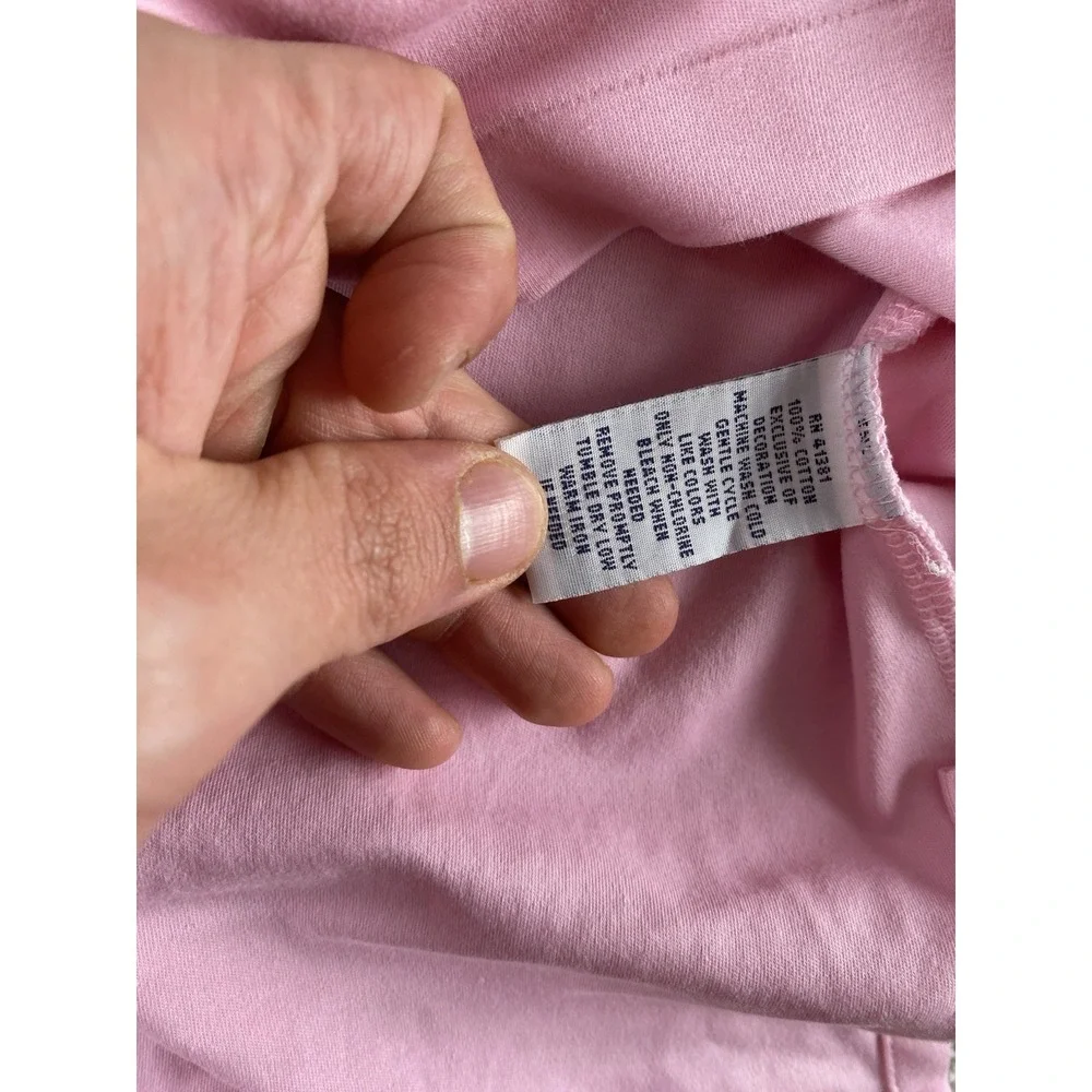 Polo Ralph Lauren Pima Soft Touch Polo Solid Pink Mens XL Blue Pony Preppy Work
